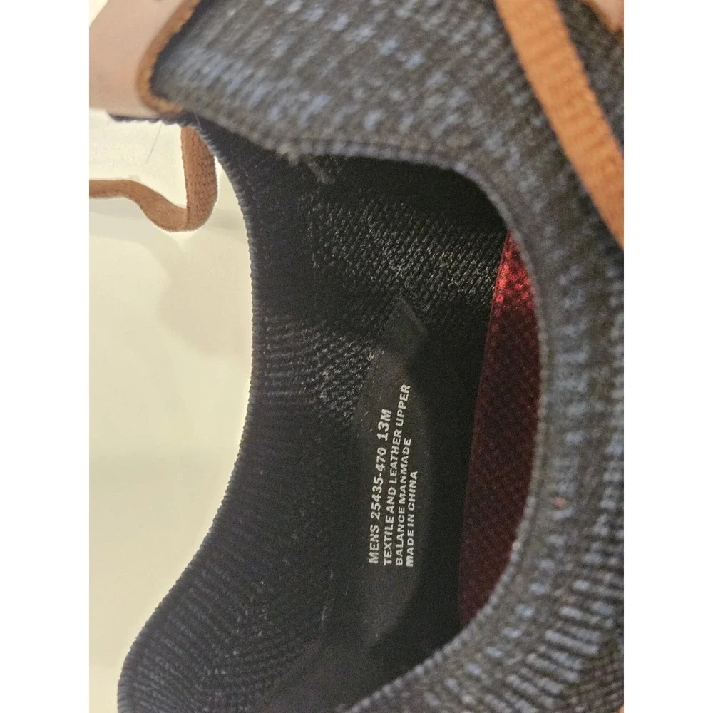Stacy Adams Mens 25435-470 Navy‎ Knit Leather Hybrid Sneakers Size 13M